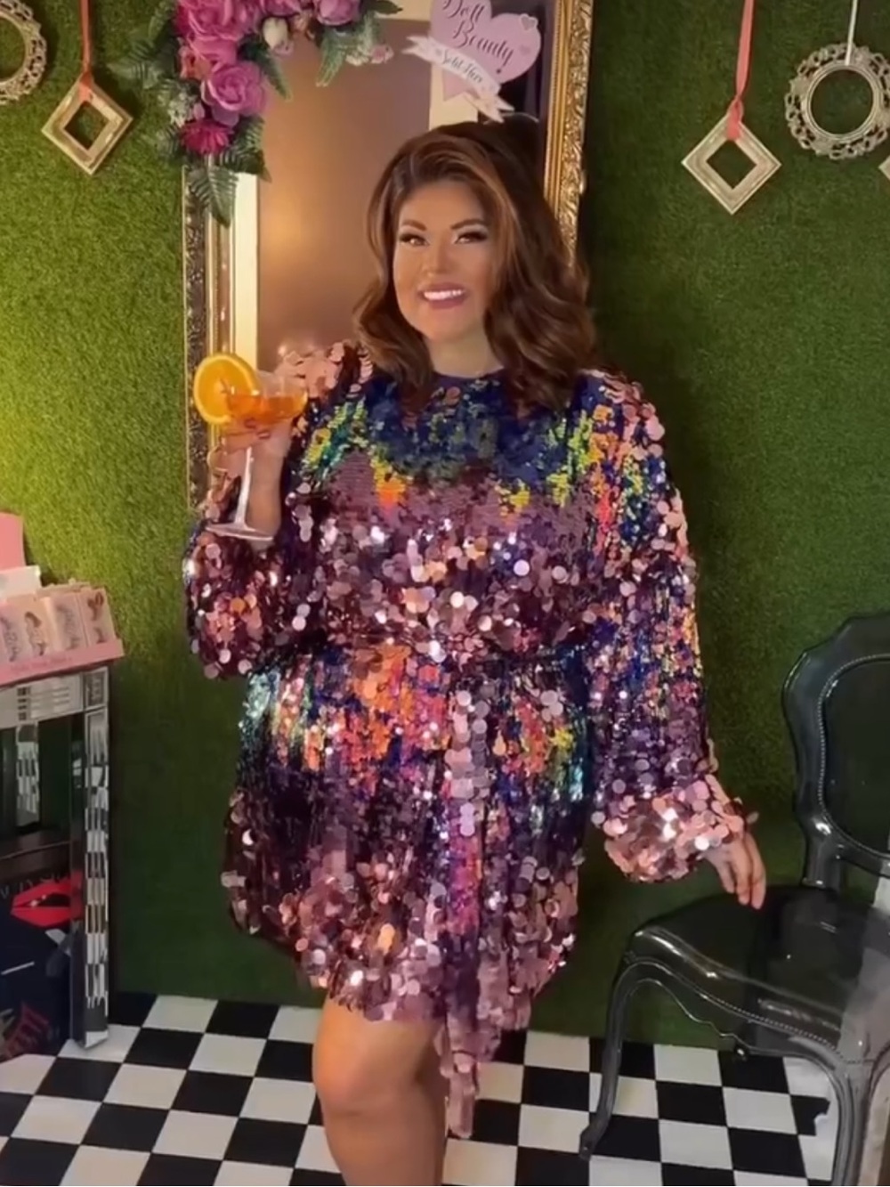 Forever Unique Sequin Dress